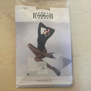 wolford zebra stripe tights